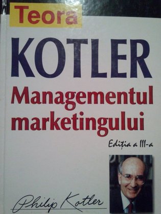 Managementul marketingului, editia a IIIa