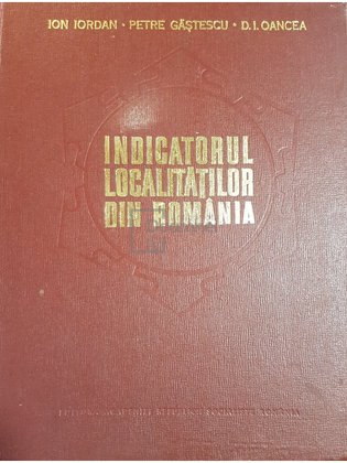 Indicatorul localitatilor din Romania