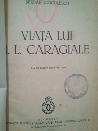 Viata lui I. L. Caragiale