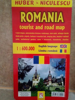 Romania harta turistica si rutiera