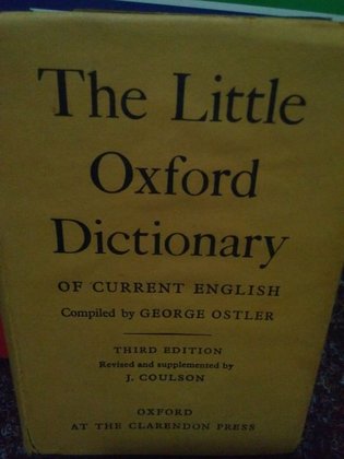 The little oxford dictionary of current english
