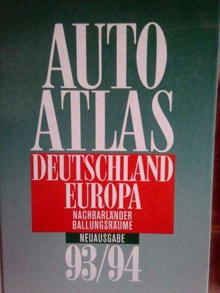 Auto atlas deutschland europa 93/94