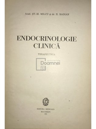Endocrinologie clinica. Terapeutica