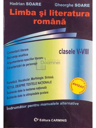 Limba și literatura română - clasele V-VIII