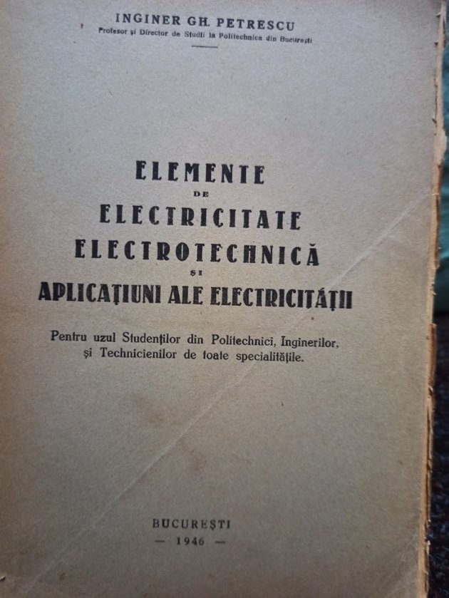 Elemente de electricitate electrotehnica si aplicatiuni ale electricitatii