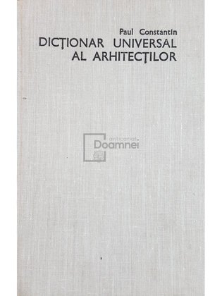 Dictionar universal al arhitectilor