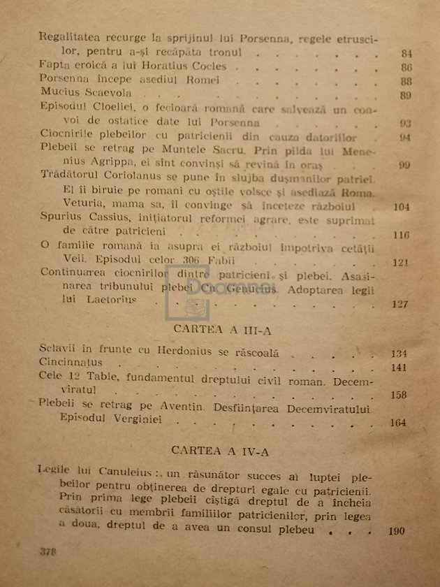 Ab urbe condita (De la fundarea Romei), 2 vol.