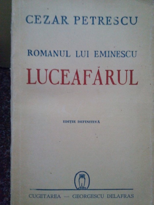 Romanul lui Eminescu, Luceafarul