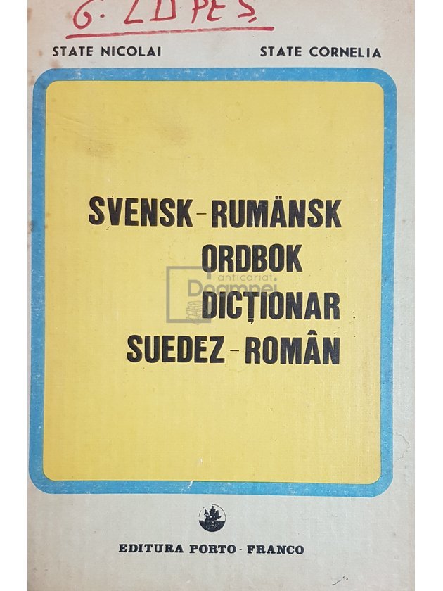 Svensk-rumansk ordbok / Dictionar suedez-roman