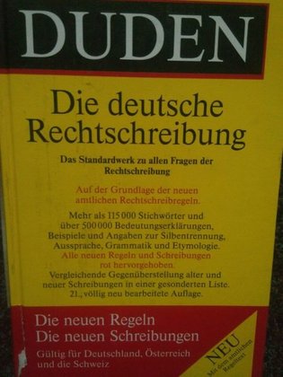 Duden. Die deutsche Rechtschreibung