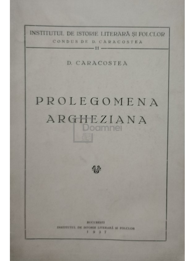 Prolegomena Argheziana