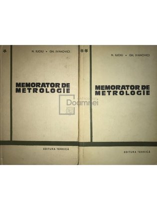 Memorator de metrologie, 2 vol.