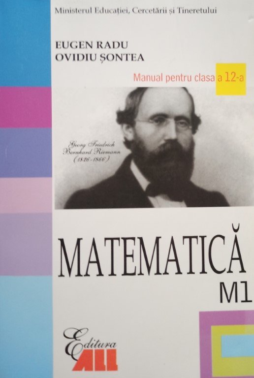 Matematica - Manual pentru clasa a 12a